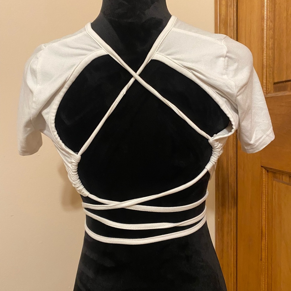 Twisted crop top